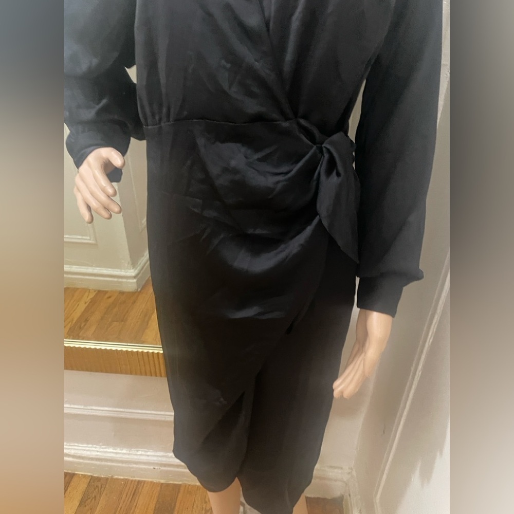 LOFT Black Long Sleeve Dress - Picture 3 of 12